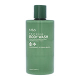 M&S Body Wash Watermint Lemon Basil 300ml, imported from the UK
