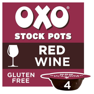 Oxo Red Wine Stock Pots Cooking Stock 4 x 20g