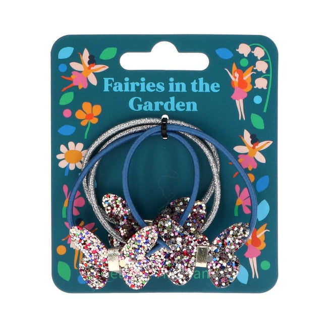 Rex London kids butterfly glitter hair bands, UK version