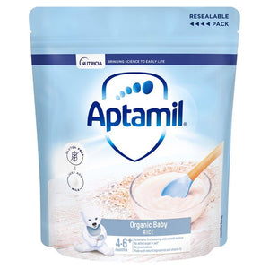 Aptamil Organic Baby Rice Cereal 4 Months Plus 100g