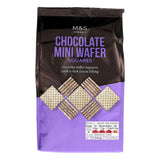 M&S M&S Chocolate Mini Wafer Squares Wafer Biscuits 125g- Buy online at McGrocer