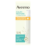 M&S Aveeno Calm & Restore Moisturising Face Lotion SPF 50 50ml- Buy online at McGrocer