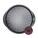 M&S Prestige Aerolift Carbon Steel Pizza Tray 30cm- Buy online at McGrocer