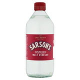 Sarson's distilled malt vinegar in glass bottle (British brand)