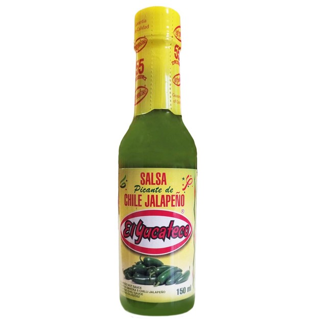 El Yucateco jalapeno hot sauce 150ml - British product