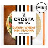 M&S Crosta Mollica Mini Piadina Flatbreads Durum Wheat White Wraps 100g- Buy online at McGrocer