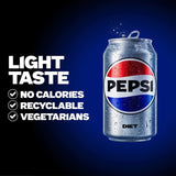 Pepsi Diet Cola 8 x 330ml cans, imported from the UK