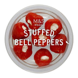 M&S bell peppers stuffed with cream cheese 120g, imported from the UK
