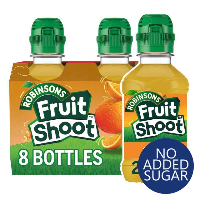Fruit Shoot Orange No Added Sugar Soft Drink 8 x 200ml - British product
