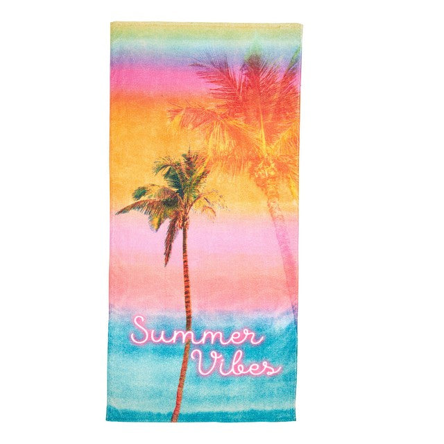Sassy B Summer Vibes beach towel 76x160cm, UK version
