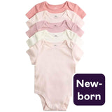 M&S M&S Plain Sleepsuit Pink Baby Sleepsuit New Born- Buy online at McGrocer