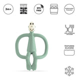 Matchstick Monkey Mint Green Teether, imported from the UK