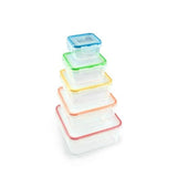 M&S LocknLock Square Food Container Set 5-Piece Nestable Food Storage Containers- Buy online at McGrocer