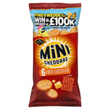 M&S Jacob's Mini Cheddars Red Leicester Cheese Snack Biscuits 6 Pack- Buy online at McGrocer