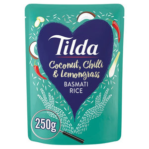 Tilda Coconut Chilli & Lemongrass Basmati Microwave Rice 250g
