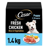 M&S Cesar Complete Dry Puppy Food with Chicken, Rice and Vegetables 1.4kg- Buy online at McGrocer
