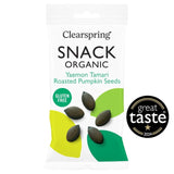 M&S Clearspring Organic Tamari Roasted Pumpkin Seeds 30g- Buy online at McGrocer