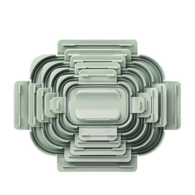 LocknLock NestnLock Sage Green food storage container set 5pc, UK version