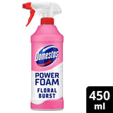 M&S Domestos Power Foam Toilet & Bathroom Cleaner Spray Floral Burst 450ml- Buy online at McGrocer