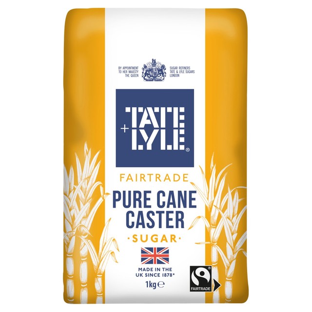 Tate & Lyle Fairtrade Caster Sugar 1kg (British brand)