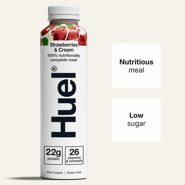 Huel Meal Replacement Drink Strawberry Cream 500ml, UK version