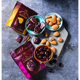 M&S dark chocolate sour cherries 130g, imported from the UK