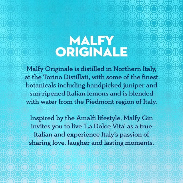 Malfy Originale Gin 70cl, imported from the UK