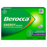 Berocca Blackcurrant energy vitamin effervescent tablets 45 tablets - British product
