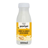 M&S honey and ginger kefir drink with live cultures (British brand)