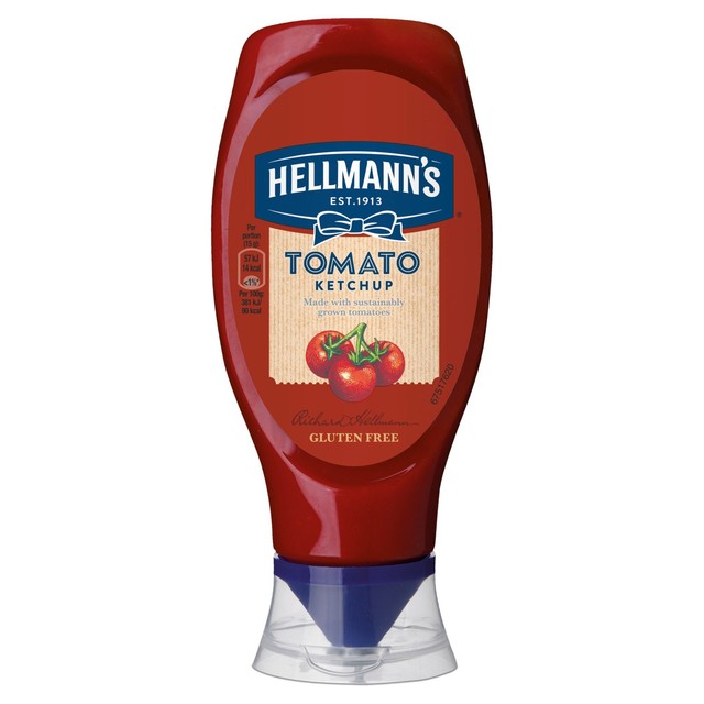 Hellmann's vegan tomato ketchup 430ml, UK version