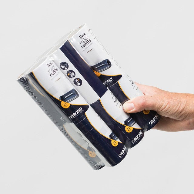 Korbond lint roller refill pack with 252 sheets, UK version