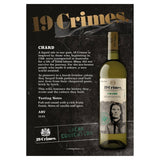 19 Crimes Chardonnay white wine 75cl - British product