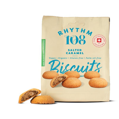 M&S Rhythm 108 Swiss Vegan Salted Caramel Filled Biscuits 135g - Jetzt bei McGrocer kaufen