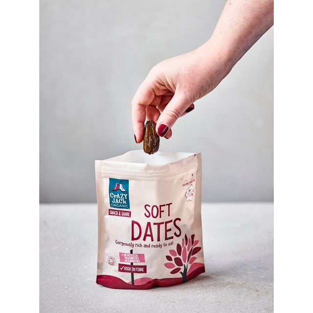 Crazy Jack Organic Soft Dates 200g - British product
