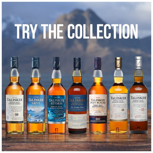 Talisker 10 Year Old Single Malt Scotch Whisky 70cl (British brand)