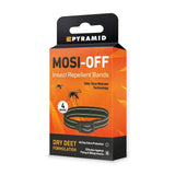 Pyramid Protect Mosi-Off mosquito repellent bands 4 pack, imported from the UK