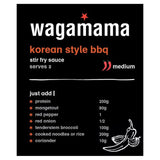 Wagamama Korean style stir fry sauce 120g (British brand)