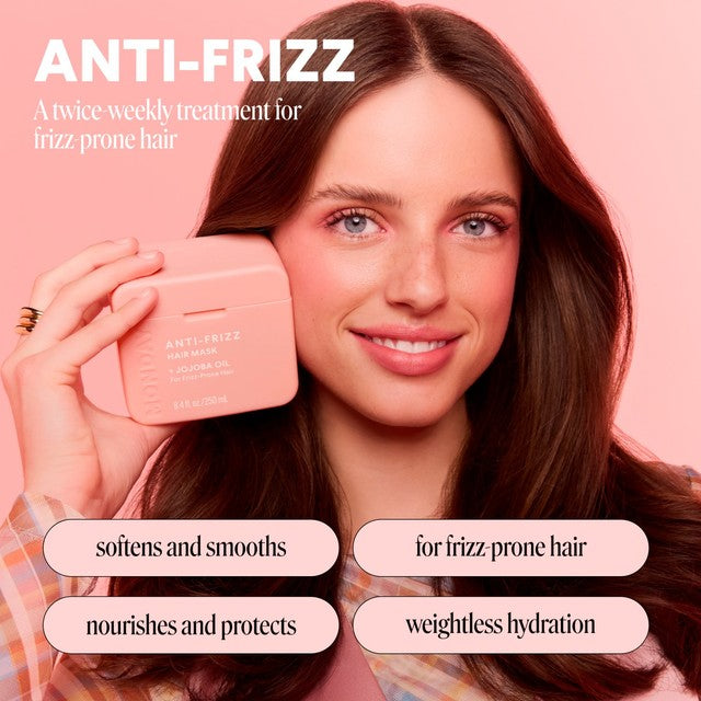 Monday anti-frizz hair mask 250ml, imported from the UK