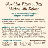 Lily's Kitchen cat food shredded chicken with salmon in jelly 70g, UK version