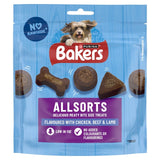 Bakers Allsorts chicken beef lamb dog treats 98g - British product