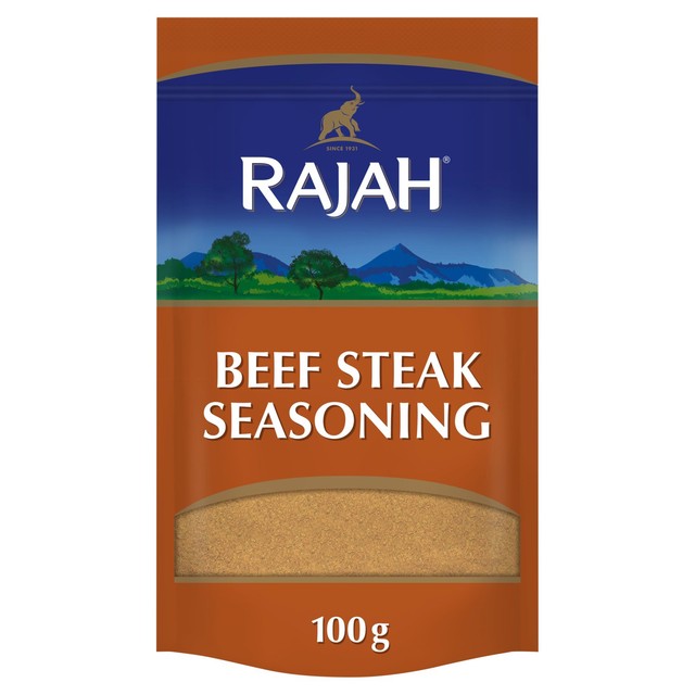 Rajah beef steak seasoning powder 100g, imported from the UK