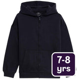 M&S M&S Cotton Rich Plain Hoodie Navy Kids Hoodie 7-8 Y- Buy online at McGrocer