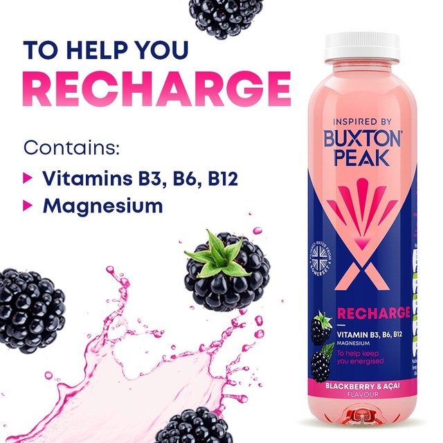 Buxton vitamin water blackberry and acai, UK version