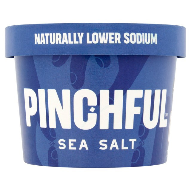 Pinchful Lower Sodium Sea Salt 250g, imported from the UK