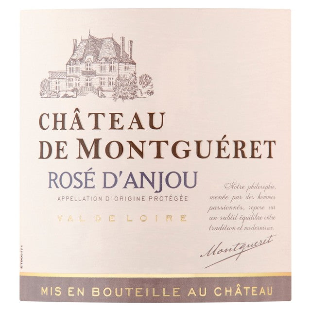 Chateau Montgueret Rosé d'Anjou wine 75cl - British product