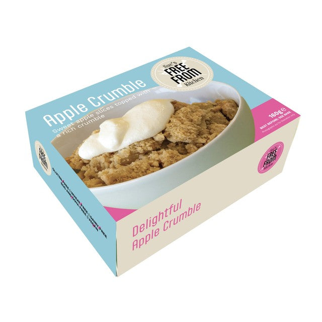 The Gluten Free Kitchen vegan apple crumble dessert 160g, UK version