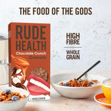 Rude Health chocolate crunch granola 400g, imported from the UK