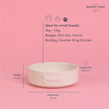 Mason Cash cream dog bowl 15cm, imported from the UK