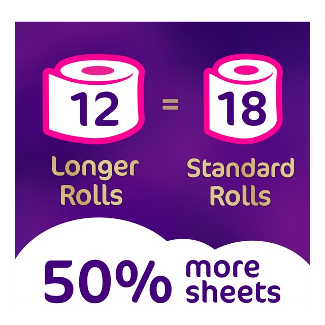 Cushelle quilted toilet roll 12 pack 236 sheets - British product