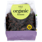 M&S organic raisins 375g, imported from the UK